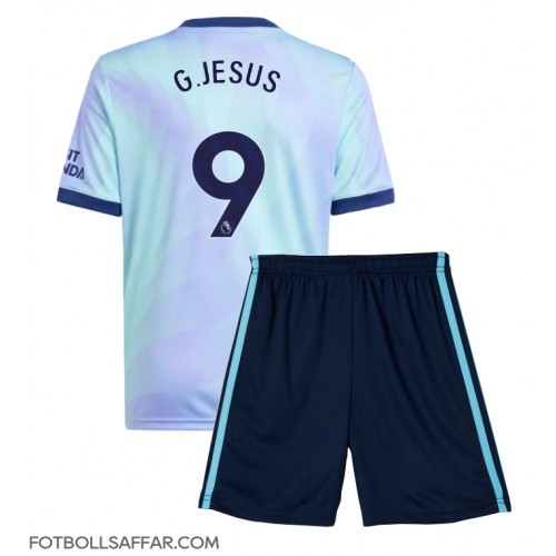 Arsenal Gabriel Jesus #9 Tredje Dräkt Barn 2024-25 Kortärmad (+ Korta byxor)